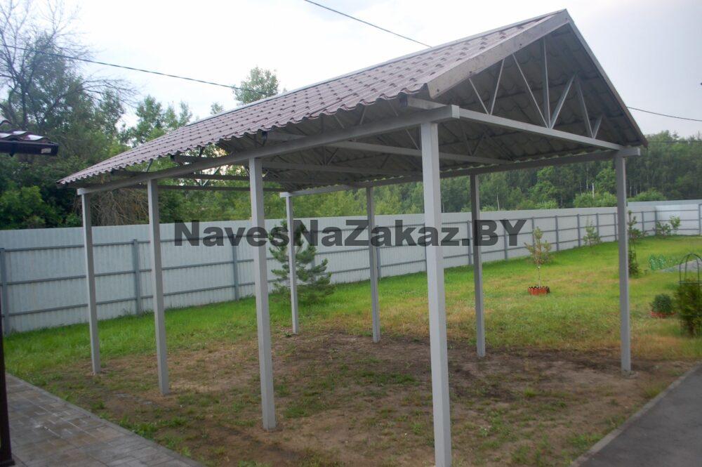 Навес из металлопрофиля 4,5 на 3,5