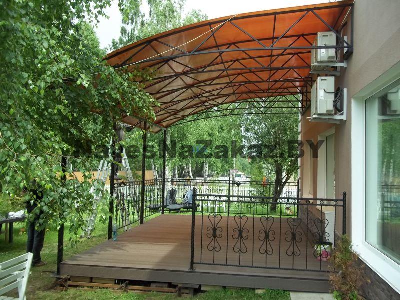 навес над террасой